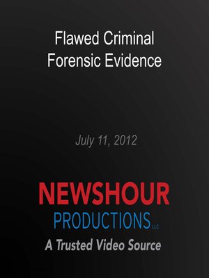 cover image of Flawed Criminal Forensic Evidence